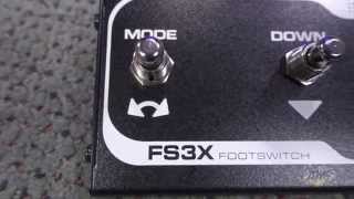 Video thumbnail for DigiTech FS3X 3 Button Expander Footswitch - Digitech FS3X by American Musical Supply