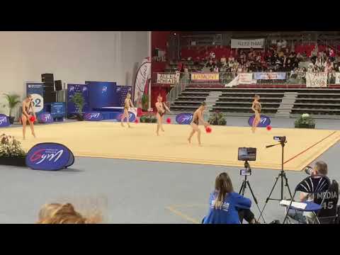 Ensemble DN1 Calais GRS championnat de France Calais 2022