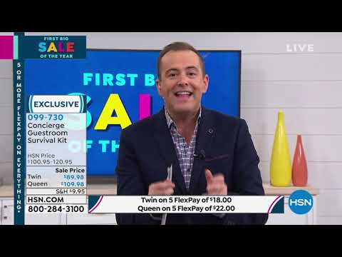 Concierge Collection Guestroom Survival Kit  Twin