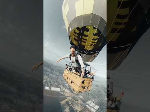 Jumping from a hot air balloon is the wildest thing I've ever felt 🤯