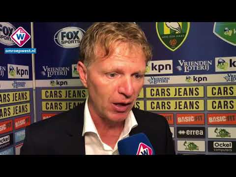 Reactie Fons Groenendijk na ADO Den Haag - SC Heerenveen