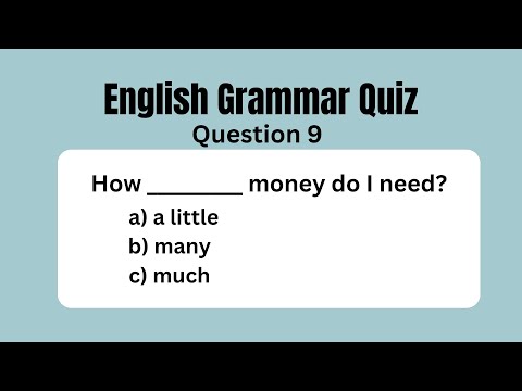 Countable and Uncountable nouns quiz | English Grammar practice | 10 questions