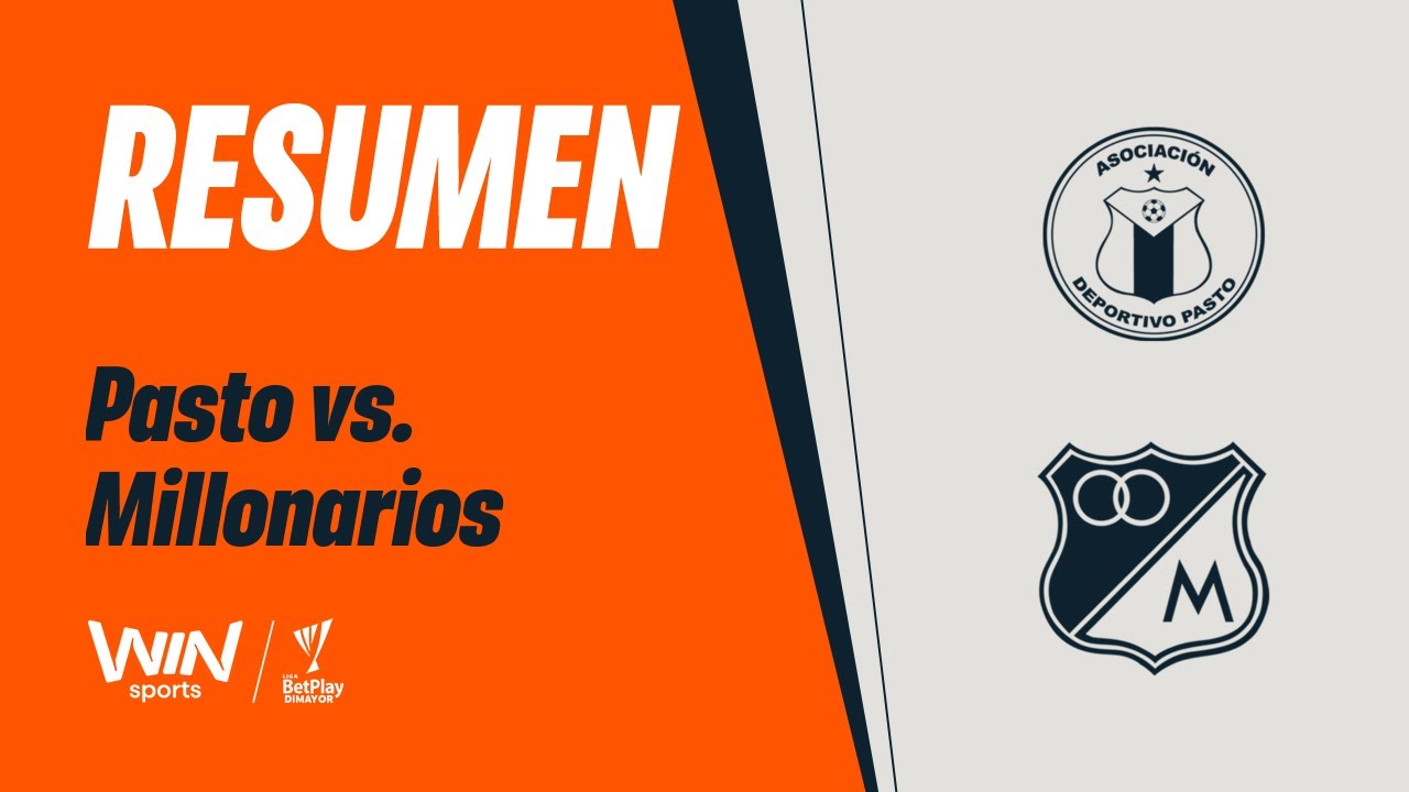 Deportivo Pasto vs Millonarios Highlights