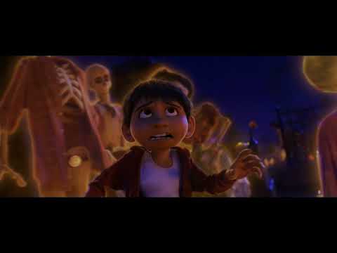 Coco (2017) - Miguel Plays the Guitar and Starts Seeing the Spirits of the Dead [UHD]
