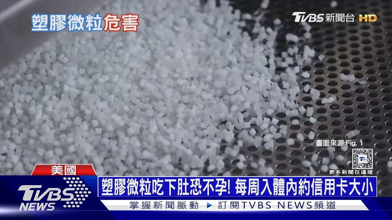 塑膠微粒吃下肚恐不孕！　每周入體內約信用卡大小