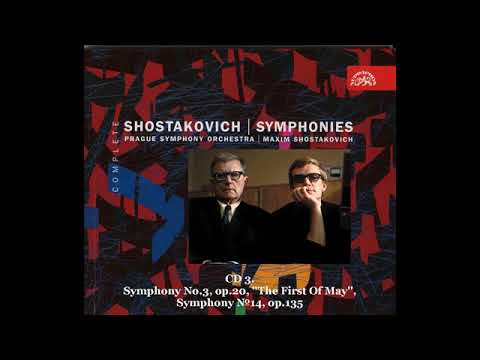 CD 3  Symphony No 3, op 20, ''The First Of May'', Symphony №14, op 135