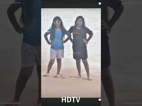 Vizag Adventures: Beach Play, Sandy Toes & Rooftop Pool Fun! | Aadhya & Shreshta beach fun..