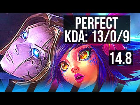 ORIANNA vs NEEKO (MID) | 13/0/9, Legendary, 400+ games | EUW Grandmaster | 14.8