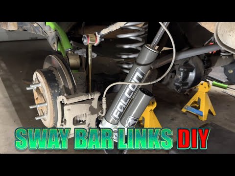 Rugged Ridge Jeep JK Rear Sway Bar Links DIY