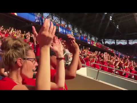 Belgium vs Tunisia 5-2  - All Goals & Highlights - 23/06/2018 HD World Cup - From stands