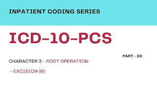 Inpatient Coding Training Series: ICD-10-PCS - Part 20_Character 3 - Root Operation - Excision