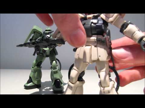 1/144 HGUC Zaku II F2 (Zeon and EFSF) review