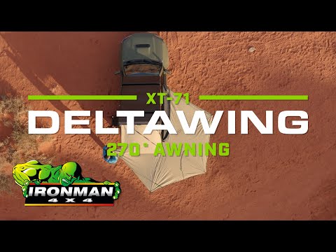 The Deltawing XT-71 | 270 Degree Supported Awning | Ironman 4x4 America