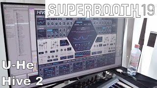Video thumbnail for Superbooth 2019: U-He Hive 2 by sonicstate