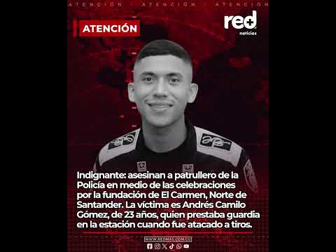 As3sin4n a Policía en medio de las celebraciones por la fundación de El Carmen, Norte de Santander