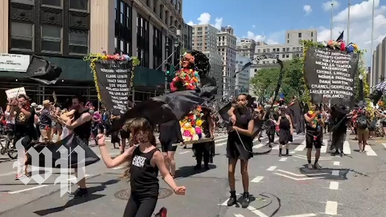 On Pride anniversary, police try to disperse protesters in New York