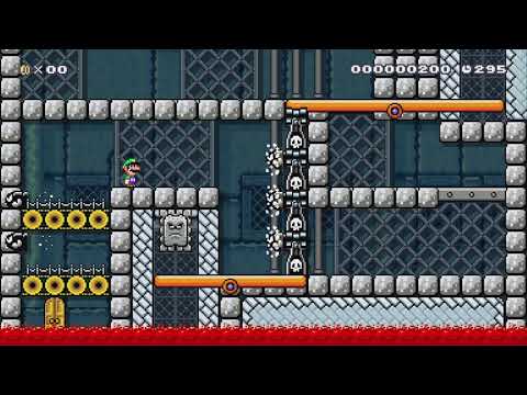 Teeter Totter Tower by Velvet - Super Mario Maker 2 - No Commentary 1bw