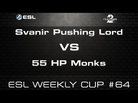 55 HP Monks VS Svanir Pushing Lord - ESL Weekly Cup #64 - GW2 sPVP