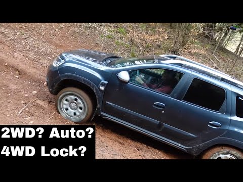 Dacia Duster 2WD vs 4WD Offroad Mud Test