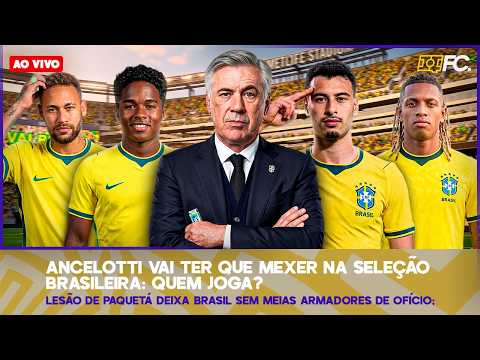MEIO DA SELEÇÃO: QUEM ANCELOTTI VAI BOTAR PRA JOGO? FRANÇA VENCE, MÉXICO PASSEIA – Bom dia, QFC