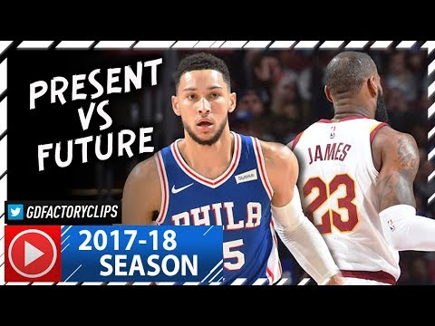 LeBron James vs Rookie Ben Simmons First Duel Highlights (2017.11.27) Cavs vs 76ers - SICK!