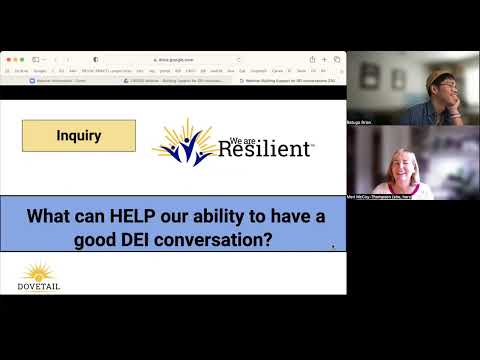 Building Support for DEI conversations with We Are Resilient™
