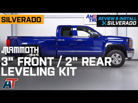 2007-2018 SIlverado 1500 Mammoth 3-Inch Front / 2-Inch Rear Leveling Kit Review & Install