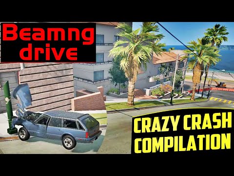 CRAZY CRASH COMPILATION #1 - BeamNG Drive