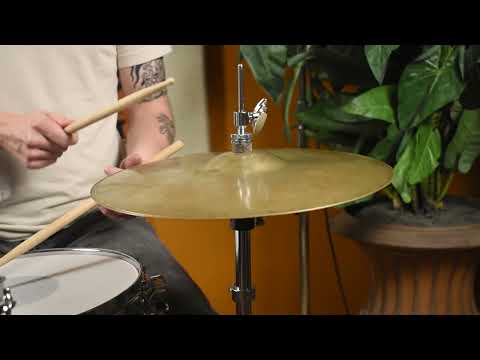 14" Zildjian A 1940s-1950s Trans Stamp Sizzle Hi-Hat Cymbal Pair 554g/722g *Video Demo* image 15