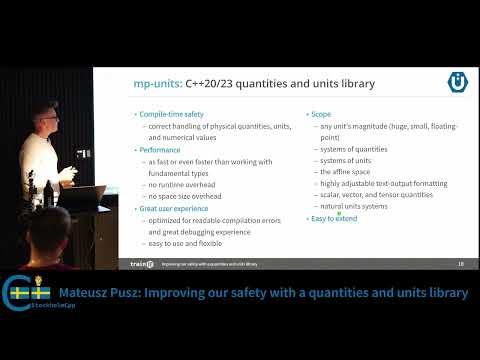 Mateusz Pusz: Improving our safety with a quantities and units library