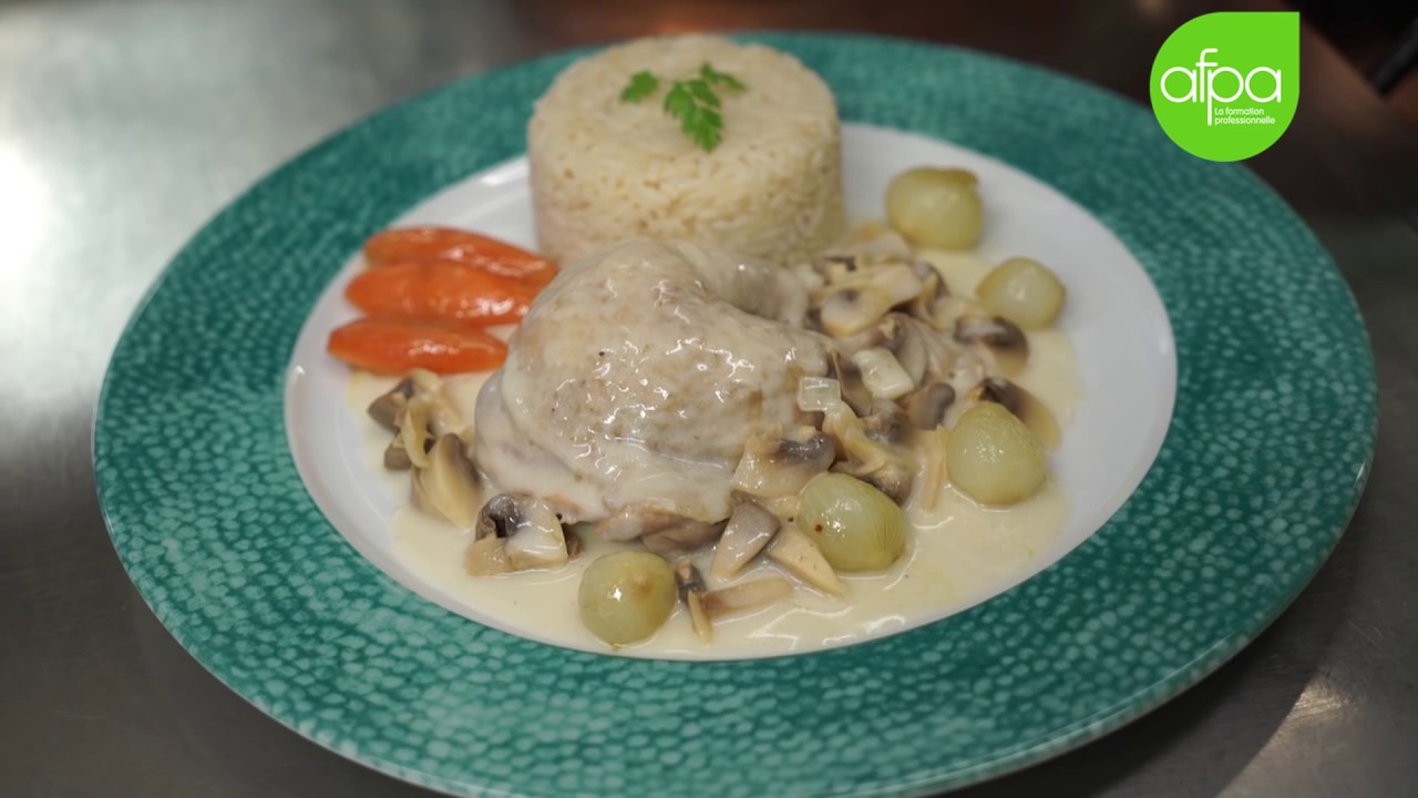 Fricassée de volaille à l'ancienne