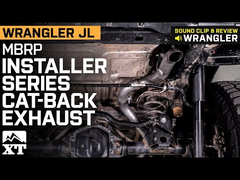 Jeep Wrangler JL MBRP Installer Series Cat-Back Exhaust Sound Clip & Review
