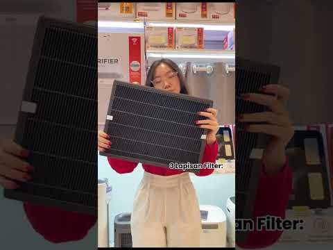 Gambar Krisbow Sync Smart Air Purifier 79 m2 CADR 660 m3/jam - Putih