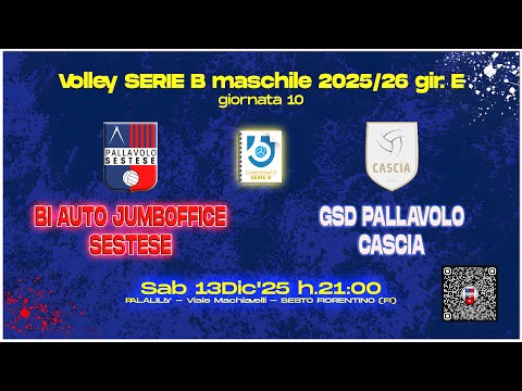 Volley [B] BI-AUTO JUMBOFFICE SESTESE - GSD Pallavolo Cascia