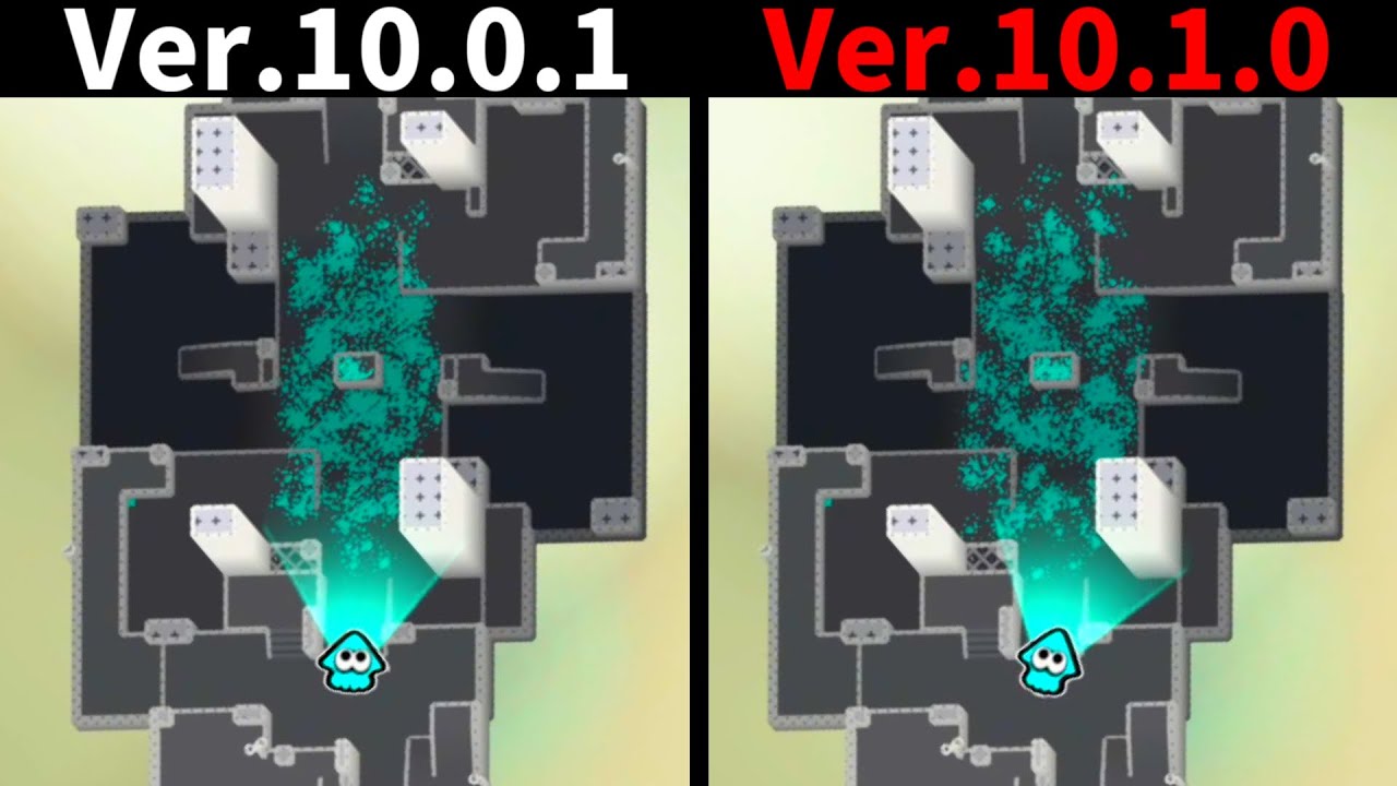 【スプラ3】更新データVer.10.1.0の変更を比較してみた