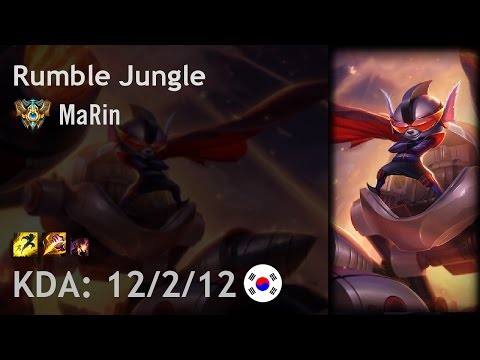 Rumble Jungle vs Evelynn - MaRin - KR Challenger Patch 7.6