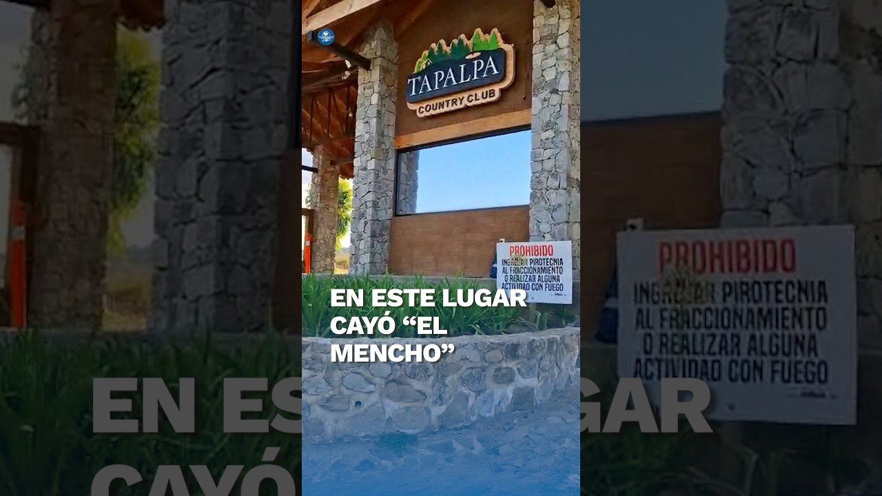 Así luce el fraccionamiento en el que cayó “El Mencho”