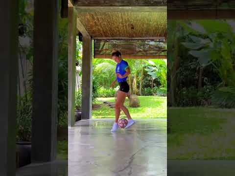 Training in Bali 😍☀️ #footballskills #football #youtubeshorts