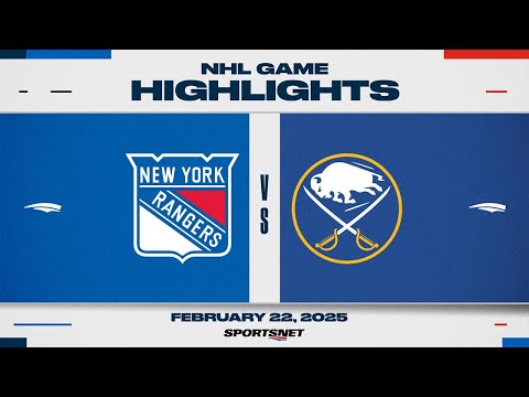 NHL Highlights | Rangers vs. Sabres - February 22, 2025