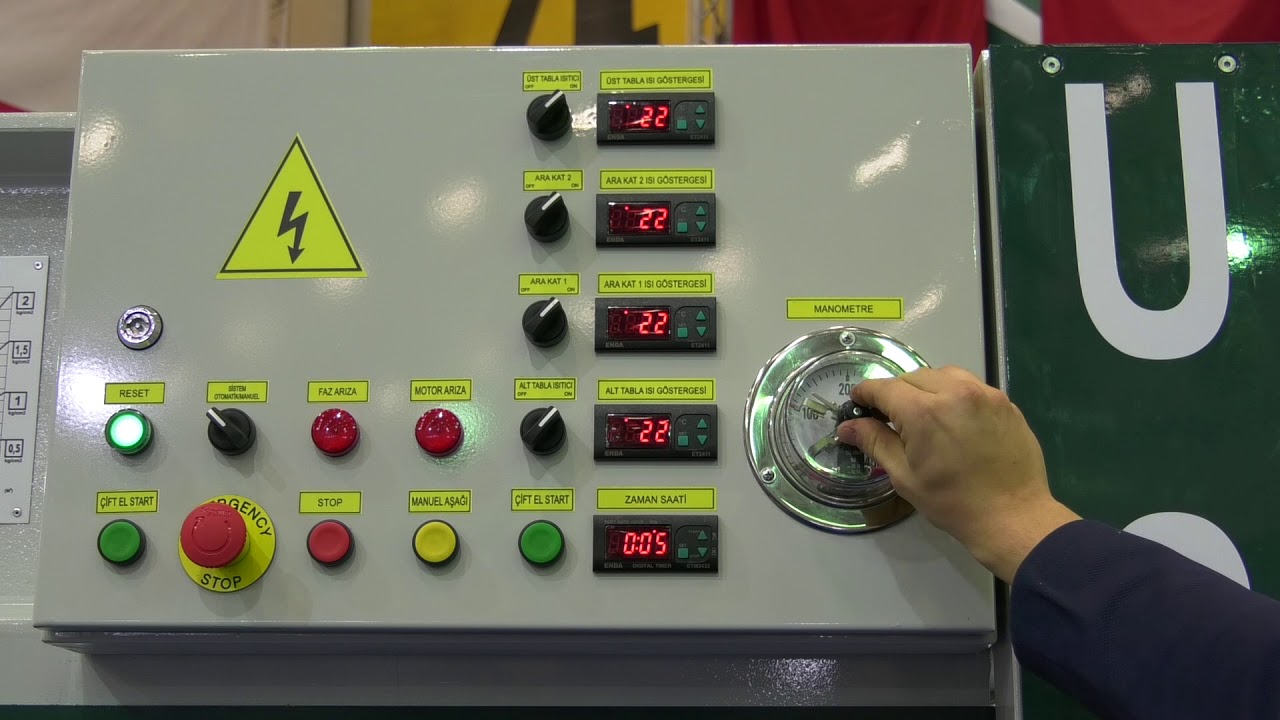 USP 1122 SICAK REZİSTANSLI PRES