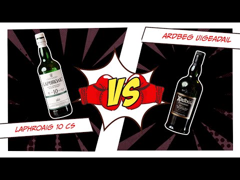 Laphroaig 10 CS vs Ardbeg Uigeadail