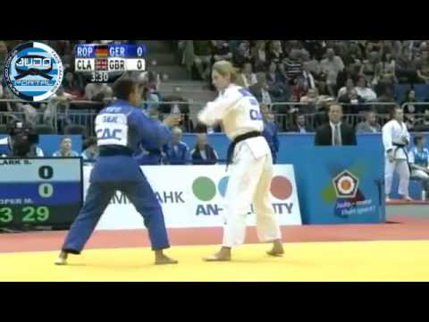 European Judo Team Championship Chelyabinsk 2012 Bronze -57kg ROPER (GER)-CLARK (GBR)