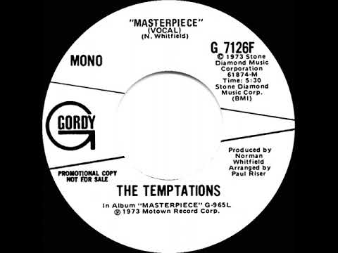 1973 Temptations - Masterpiece (mono radio promo 45)