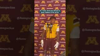 Gophers star RB Darius Taylor talks about his relationship with new RB coach Mo Ibrahim