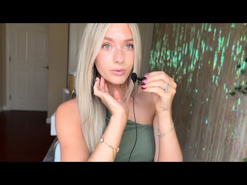 ASMR| Tracing My Face & Jewelry (Counting Freckles, Spoolie, Personal Attention)