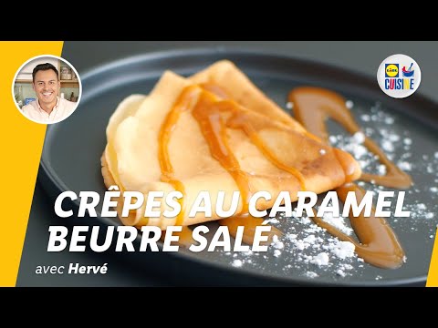 Recette Crêpes au caramel au beurre salé