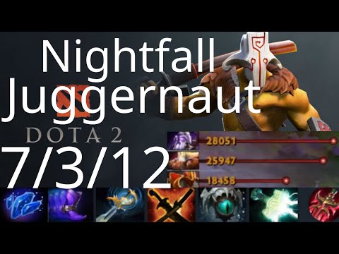 Nightfall Juggernaut vs Mars, Kunkka, Bloodseeker - VP vs CREEP g2 ESl1 dota2