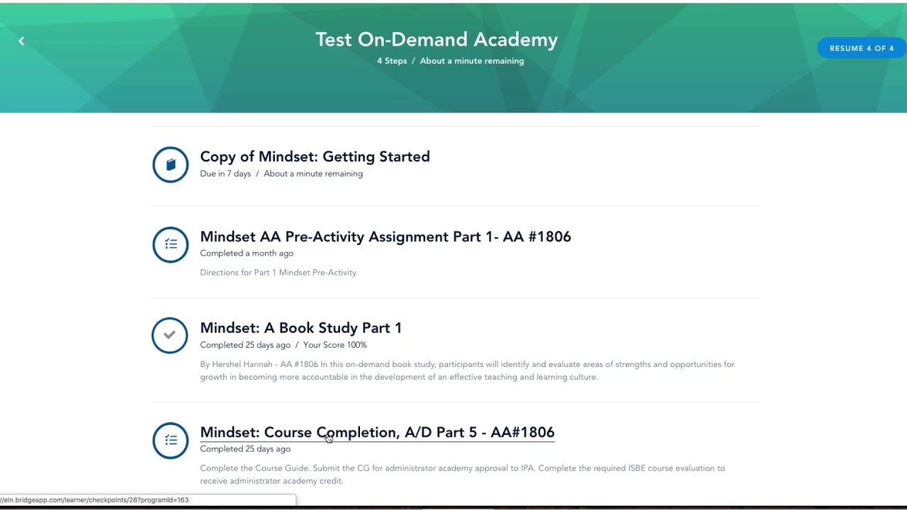 On demand Academy