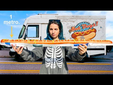 Comí el HOT DOG mas LARGO del mundo