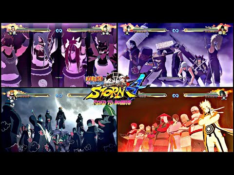 All Team Ultimate Jutsus | Naruto Ultimate Ninja Storm 4 Road to Boruto